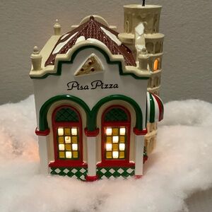 Dept 56 Original Snow Village Pisa Pizza